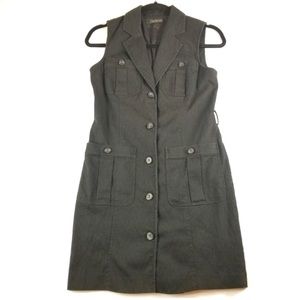 The RealReal Rachel zoe blazer mini sleeveless button down dress SIZE 8 WOMENS